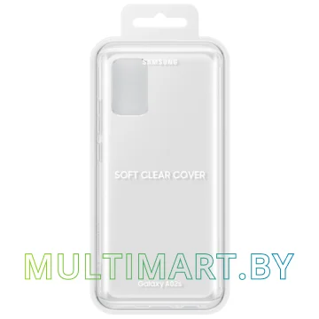 Чехол Samsung Soft Clear Cover для Galaxy A02s (белый) картинка 7